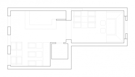 План первого этажа проекта «Дизайн интерьера. Проект Sindikat»